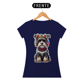 Nome do produto Baby Look Doguinho Hipster da Luna