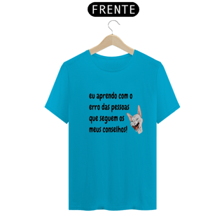 Nome do produto Camiseta Eu Aprendo Com os Erros da Luna
