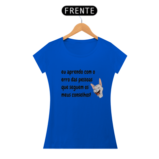 Nome do produto Baby Look Eu Aprendo Com os Erros da Luna