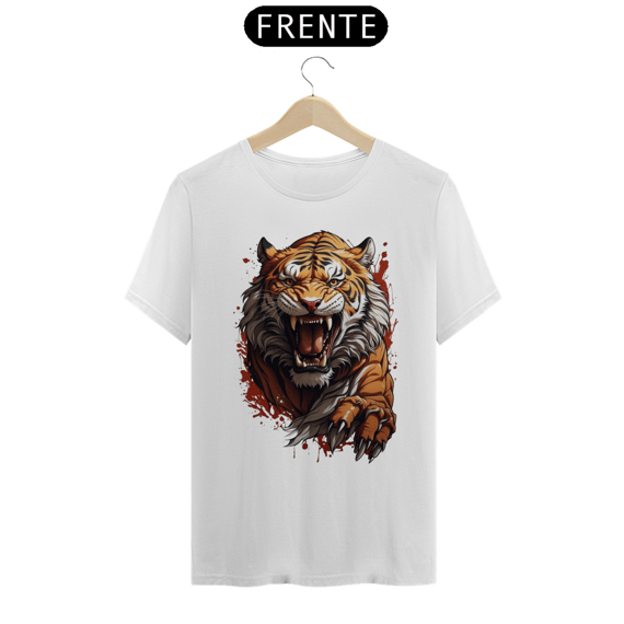 Tigre aquarela masculina