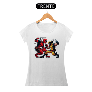 Nome do produto Baby Look Deadpool e Wolverine Comics