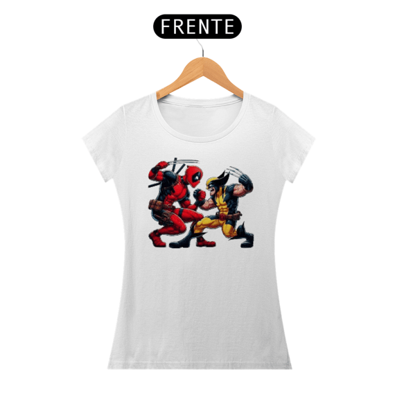 Baby Look Deadpool e Wolverine Comics