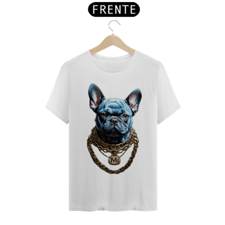 Nome do produto Camiseta Buldogue Mafioso Aquarela