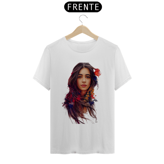 Camiseta Woman Aquarela Luna