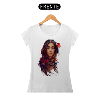 Nome do produto Baby Look Woman Aquarela Luna