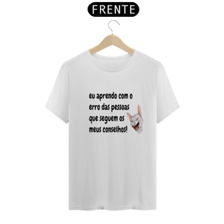 Nome do produto Camiseta Eu Aprendo Com os Erros da Luna