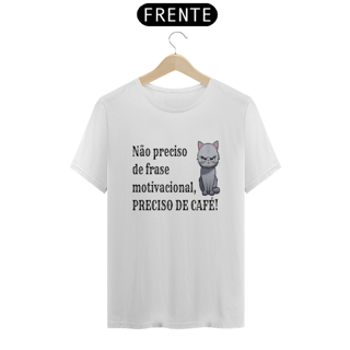 Nome do produto Camiseta Preciso de Café da Luna