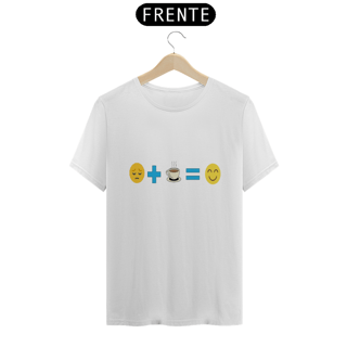 Nome do produto Camiseta Café é Vida da Luna