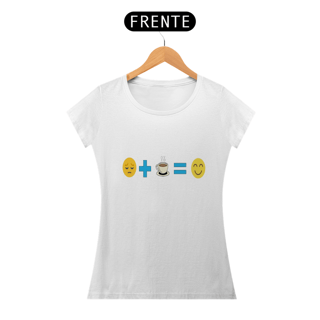 Nome do produto baby Look Café é Vida da Luna