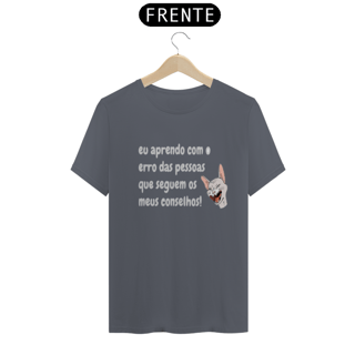 Nome do produto Camiseta Eu Aprendo com O Erro da Luna