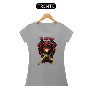 Nome do produto Baby Look Deadpool e Wolverine