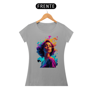 Nome do produto Baby Look Girl Aquarela da Luna