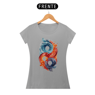 Nome do produto Baby Look Elements Aquarela da Luna