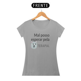 Nome do produto Baby Look mal posso esperar da  Luna