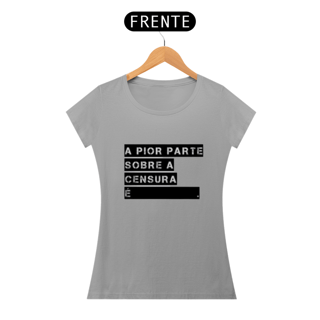 Nome do produto Baby Look Censur@ da Luna