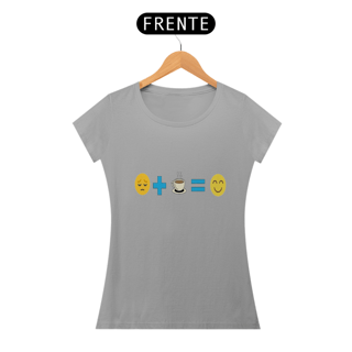Nome do produto baby Look Café é Vida da Luna