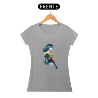 Nome do produto Baby Look Aquarela da Luna