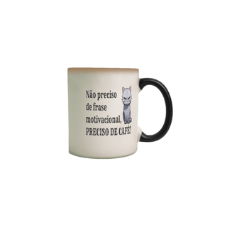Nome do produto Caneca mágica Preciso de café da Luna