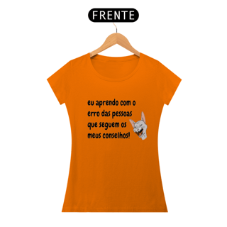 Nome do produto Baby Look Eu Aprendo Com os Erros da Luna