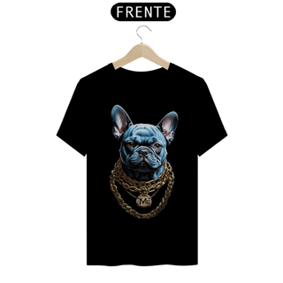 Nome do produto Camiseta Buldogue Mafioso Aquarela