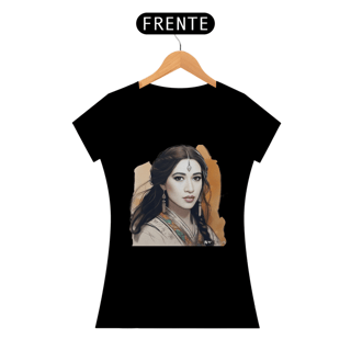 Nome do produto Baby Look Girl aquarela