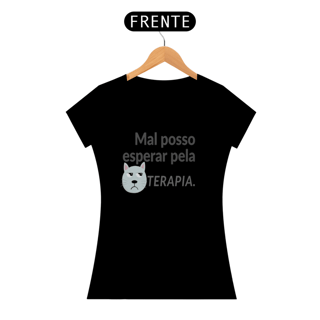 Nome do produto Baby Look mal posso esperar da  Luna
