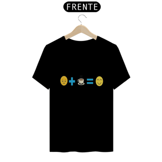 Nome do produto Camiseta Café é Vida da Luna