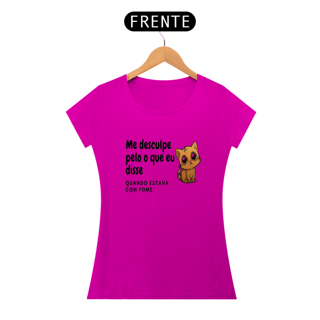 Nome do produto Baby Look Desculpe pelo que... da Luna