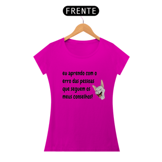 Nome do produto Baby Look Eu Aprendo Com os Erros da Luna