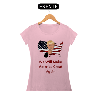 Nome do produto Trump America Great Baby Look