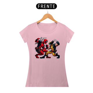 Nome do produto Baby Look Deadpool e Wolverine Comics