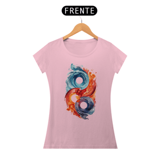 Nome do produto Baby Look Elements Aquarela da Luna