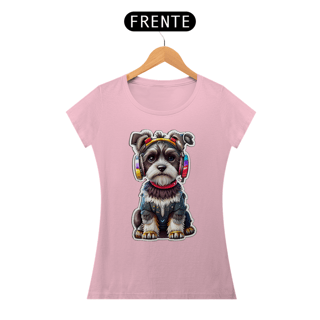 Nome do produto Baby Look Doguinho Hipster da Luna