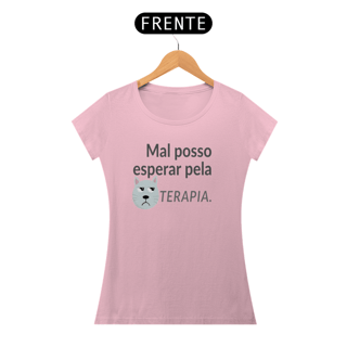 Nome do produto Baby Look mal posso esperar da  Luna