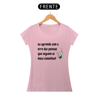 Nome do produto Baby Look Eu Aprendo Com os Erros da Luna