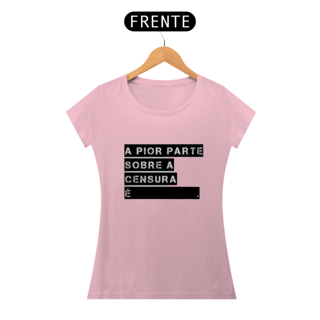 Nome do produto Baby Look Censur@ da Luna