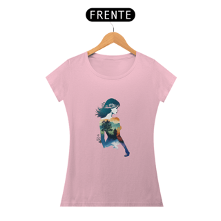 Nome do produto Baby Look Aquarela da Luna