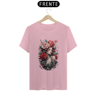 Nome do produto Camiseta Rose Girl Aquarela da luna