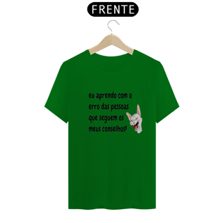 Nome do produto Camiseta Eu Aprendo Com os Erros da Luna