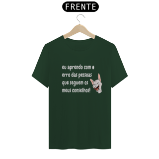 Nome do produto Camiseta Eu Aprendo com O Erro da Luna