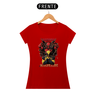 Nome do produto Baby Look Deadpool e Wolverine