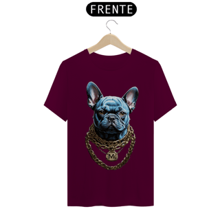 Nome do produto Camiseta Buldogue Mafioso Aquarela
