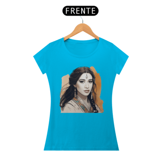 Nome do produto Baby Look Girl aquarela