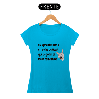 Nome do produto Baby Look Eu Aprendo Com os Erros da Luna