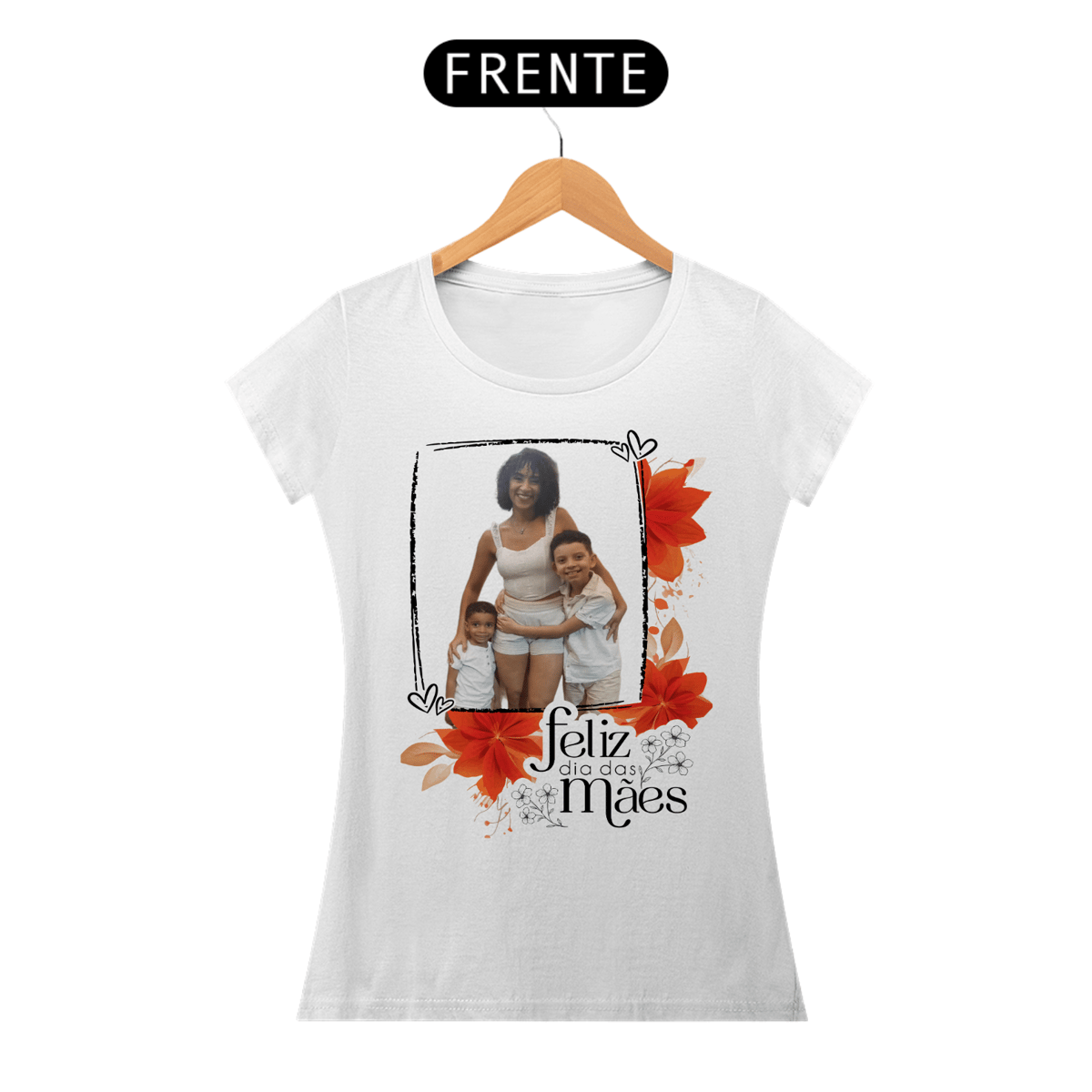 Nome do produto: Blusa ( Baby Long Classic) personalizada dia das mães 
