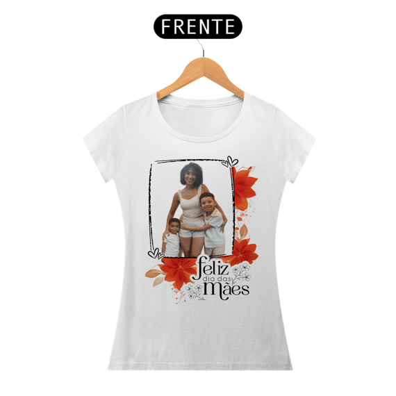 Blusa ( Baby Long Classic) personalizada dia das mães 