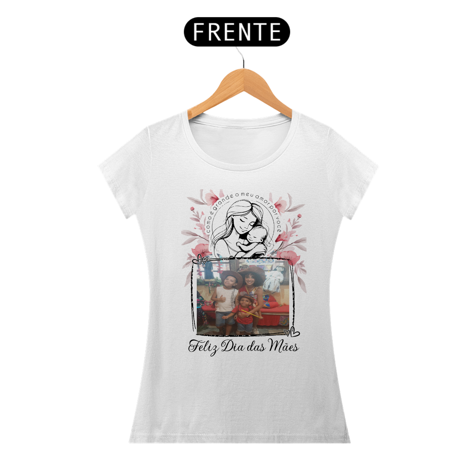 blusa personalizada dia das mães