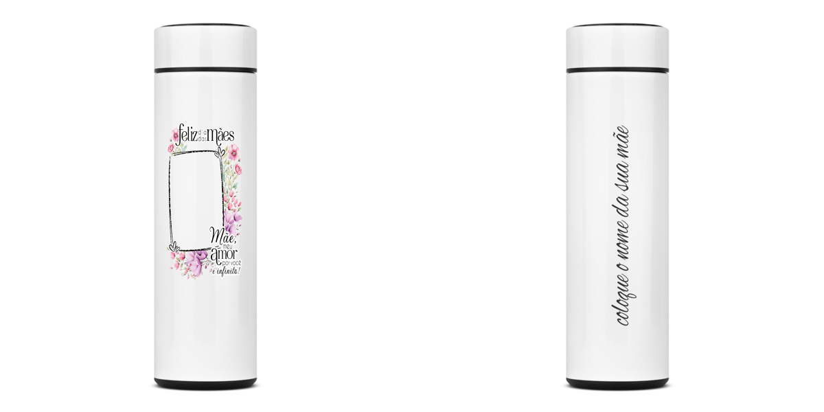 Nome do produto: Garrafa térmica personalizada dia das mães ( personalize com sua foto e nome)