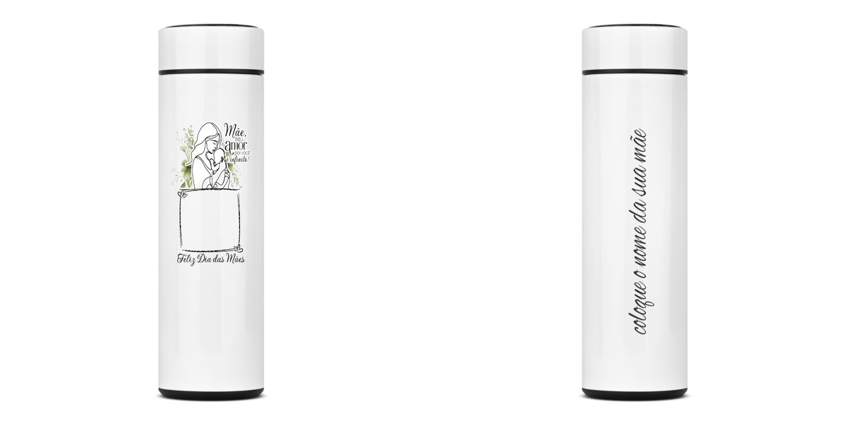 Nome do produto: Garrafa térmica personalizada dia das mães ( personalize com sua foto e nome)