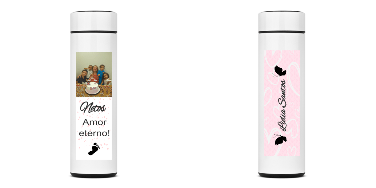 Nome do produto: Garrafa térmica personalizada ( personalize com sua foto e nome)
